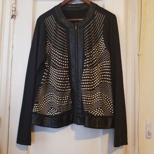 Fashion to Figure gold studded jacket